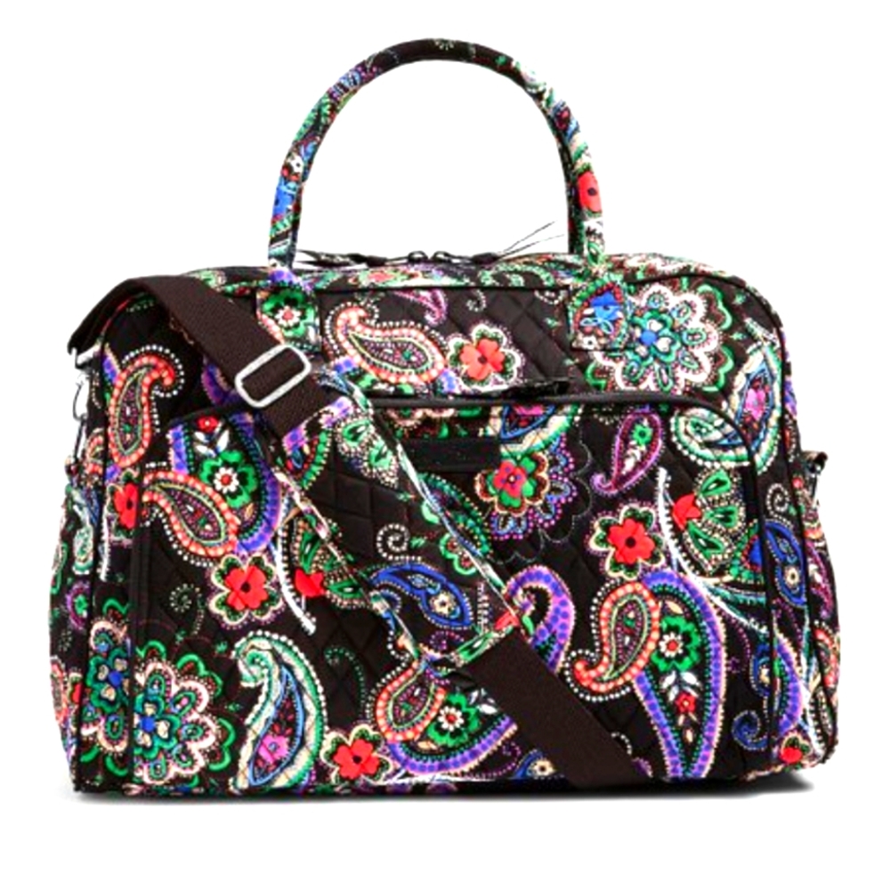 Vera Bradley Kiev Paisley Weekender Travel Luggage Bag